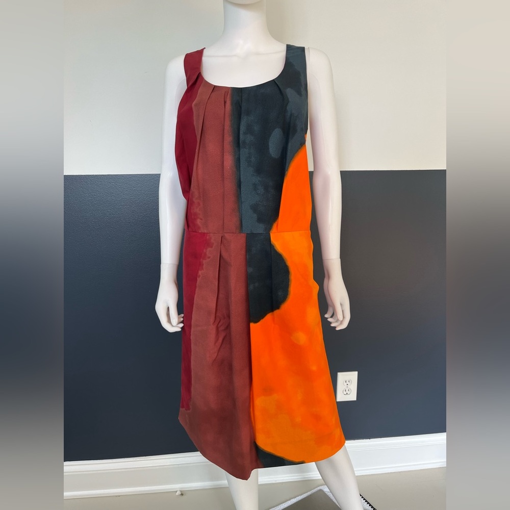 Multi color cotton dress
